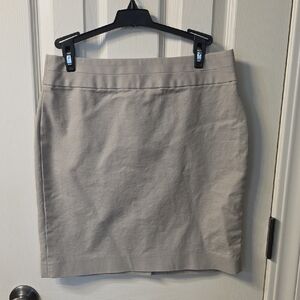 Banana Republic Light Gray Pencil Skirt